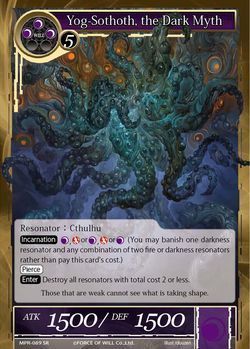 MPR-089 SR Foil - Yog-Sothoth, the Dark Myth