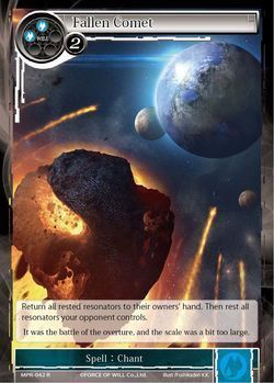 MPR-042 R Foil - Fallen Comet