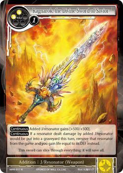 MPR-011 R Foil - Ragnarok, the Divine Sword of Savior