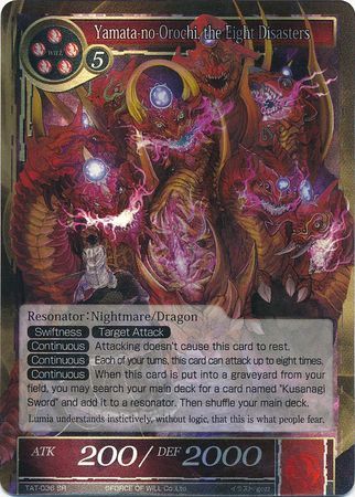 TAT-036 SR Foil - Yamata-no-Orochi, the Eight Disasters