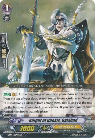 BT03/067EN (C) Knight of Quests, Galahad