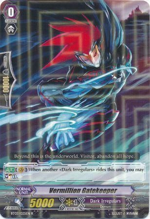 BT03/025EN (R) Vermillion Gatekeeper