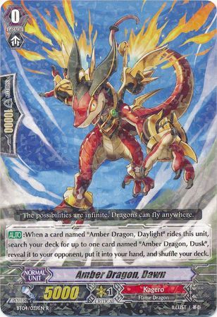 BT04/039EN (R) Amber Dragon, Dawn