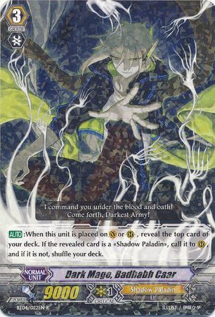 BT04/022EN (R) Dark Mage, Badhabh Caar