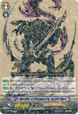 BT05/036EN (R) Knight of Purgatory, Skull Face