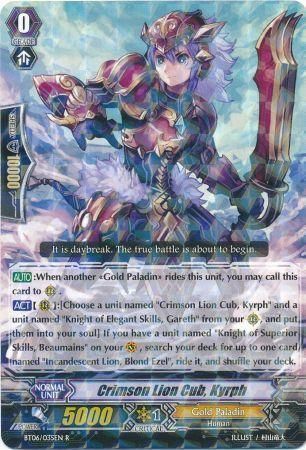 BT06/035EN (R) Crimson Lion Cub, Kyrph