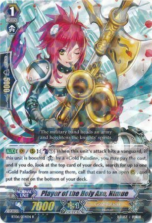 BT06/034EN (R) Player of the Holy Axe, Nimue