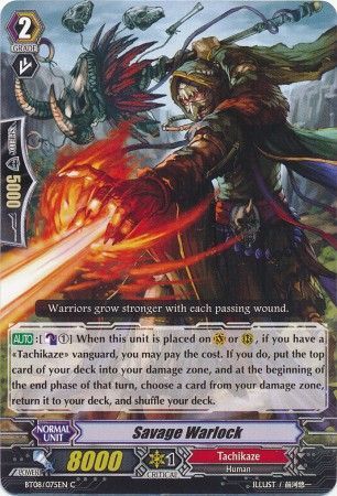 BT08/075EN (C) Savage Warlock