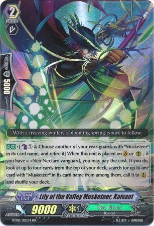 BT08/012EN (RR) Lily of the Valley Musketeer, Kaivant