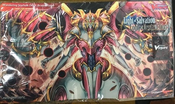 Cardfight!! Vanguard Rubber Mat "Light of Salvation Logic of Destruction (Wandering Starhulk Deity, Brandt Ringer)" by Bushiroad