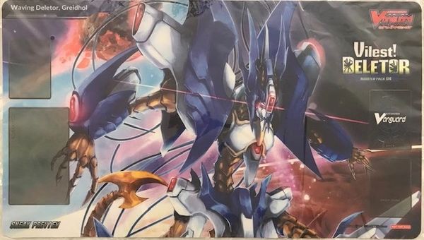 Cardfight!! Vanguard Rubber Mat "Vilest! DELETOR (Waving Deletor, Greidhol)" by Bushiroad