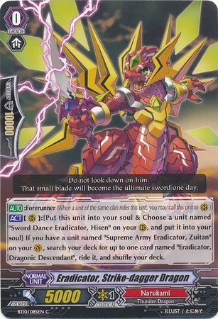 BT10/085EN (C) Eradicator, Strike-dagger Dragon