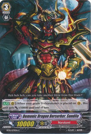 BT10/079EN (C) Demonic Dragon Berserker, Sandila