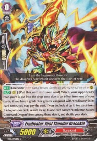 BT11/090EN (C) Eradicator, First Thunder Dracokid