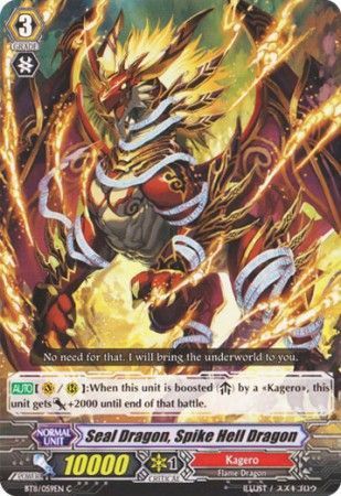 BT11/059EN (C) Seal Dragon, Spike Hell Dragon