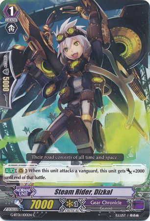 G-BT01/100EN (C) Steam Rider, Dizkal