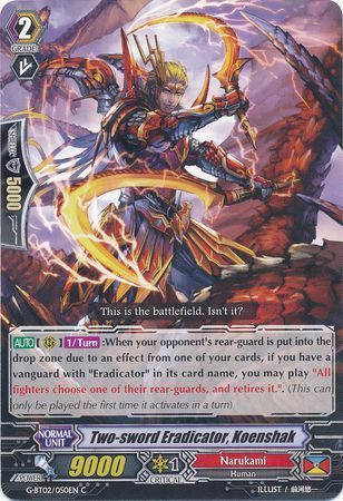 G-BT02/050EN (C) Two-Sword Eradicator, Koenshak