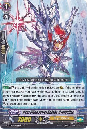 G-BT02/045EN (C) Heat Wind Jewel Knight, Cymbeline