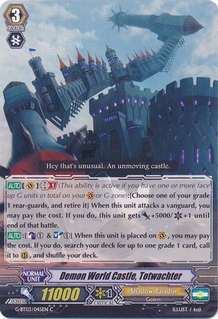 G-BT03/045EN (C) Demon World Castle, Totwachter