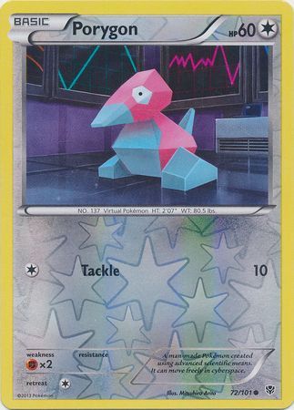 72/101 (C) Porygon - Reverse Foil