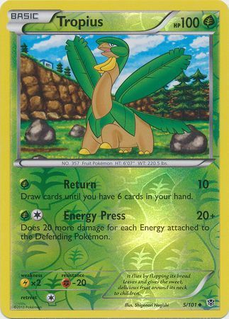 5/101 (U) Tropius - Reverse Foil