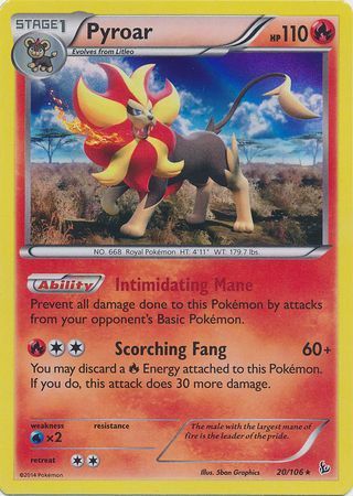 20/106 (R) Pyroar - Foil