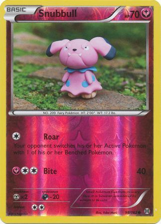 98/162 (C) Snubbull - Reverse Foil