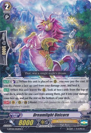 G-BT04/052EN (C) Dreamlight Unicorn
