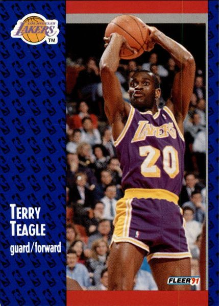 1991 FLEER #103 Terry Teagle - Standard