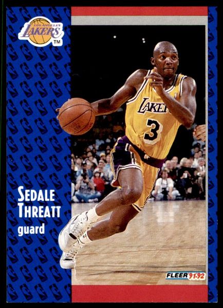 1991 FLEER #304 Sedale Threatt - Standard