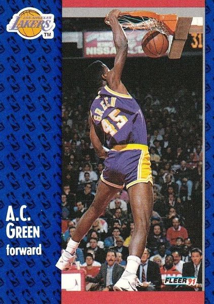 1991 FLEER #99 A.C. Green - Standard