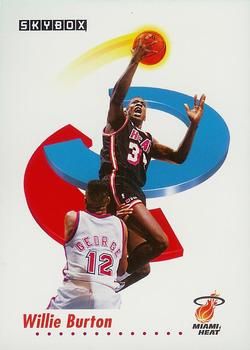 1991 SkyBox #144 Willie Burton - Standard