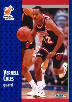 1991 FLEER #106 Vernell "Bimbo" Coles - Standard