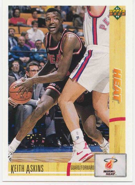 1991 Upper Deck Heat #130 Keith Askins - Standard