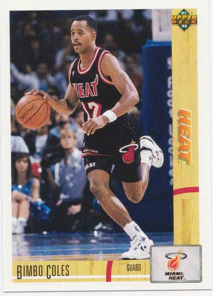 1991 Upper Deck Heat #149 Bimbo "Vernell" Coles - Standard