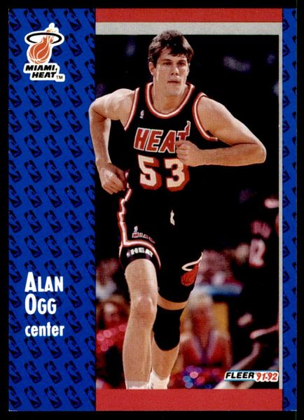 1991 FLEER #308 Alan Ogg - Standard