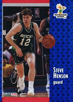 1991 FLEER #313 Steve Henson - Standard