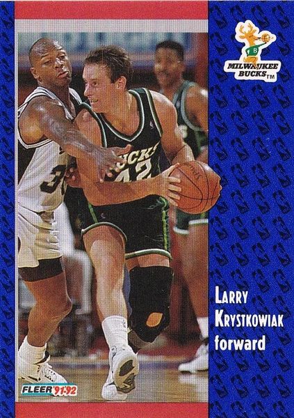 1991 FLEER #314 Larry Krystkowiak - Standard