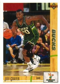 1991 Upper Deck Bucks #221 Jeff Grayer - Standard