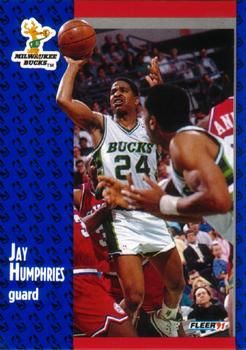 1991 FLEER #116 Jay Humphries - Standard