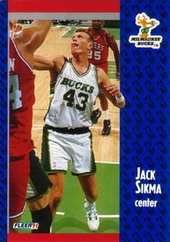 1991 FLEER #120 Jack Sikma - Standard