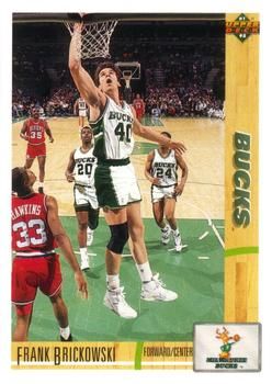 1991 Upper Deck Bucks #350 Frank Brickowski - Standard