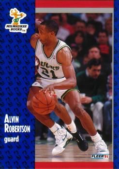 1991 FLEER #118 Alvin Robertson - Standard