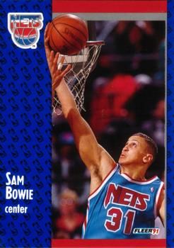 1991 FLEER #129 Sam Bowie - Standard