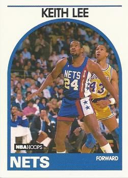 1989 NBAHoops #236 Keith Lee - Standard