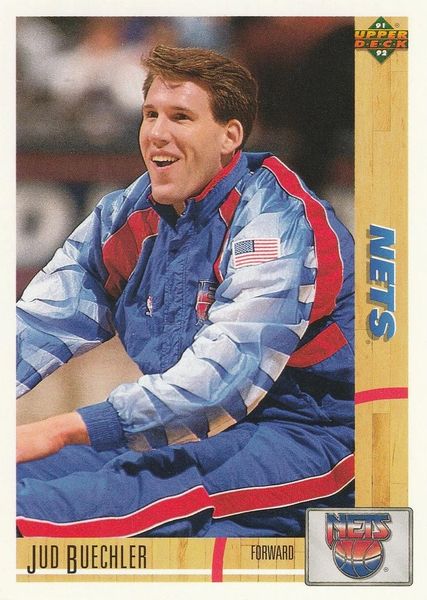 1991 Upper Deck NETS #334 Jud Buechler - Standard