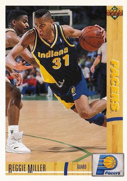 1991 Upper Deck Pacers #256 Reggie Miller - Standard