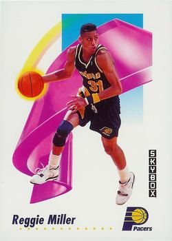 1991 SkyBox #114 Reggie Miller - Standard