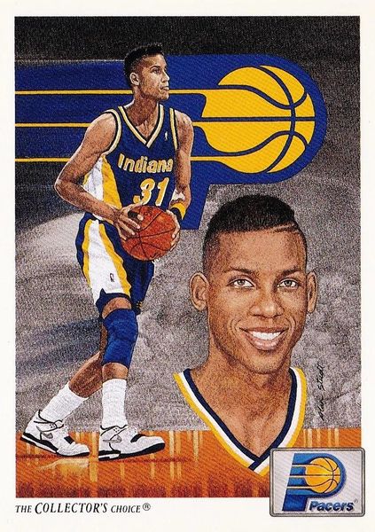 1991 Upper Deck #90 Reggie Miller - Standard