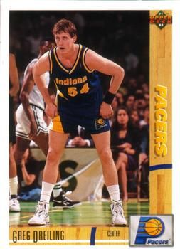 1991 Upper Deck Pacers #306 Greg Dreiling - Standard